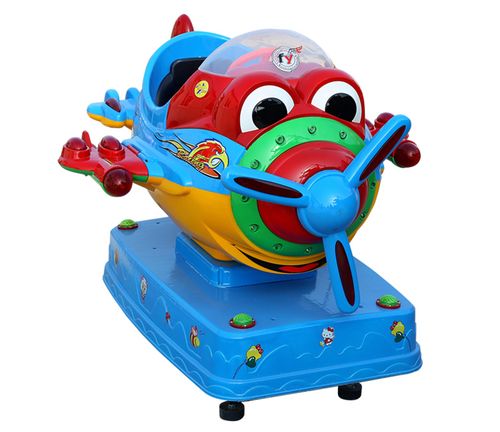 儿童投币摇摇车 升降飞机摇摆机 厂家直销电动大眼飞机商用遥遥车