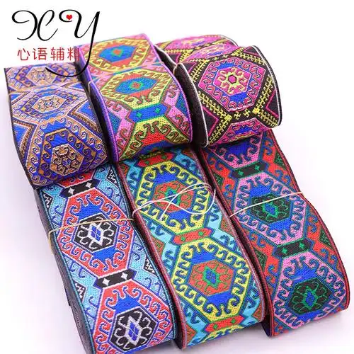 新款5cm西兰卡普民族花边织带土家族织锦民族风服装辅料diy装饰带