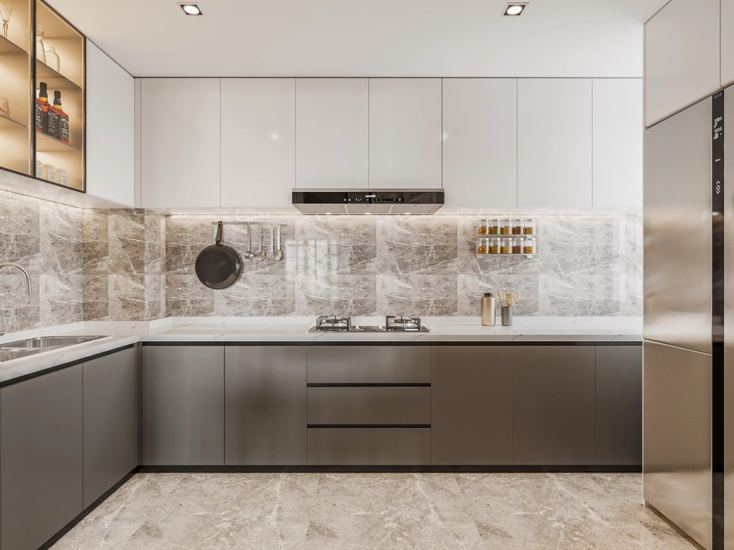 海格家居全屋定制轻奢系列厨房效果图