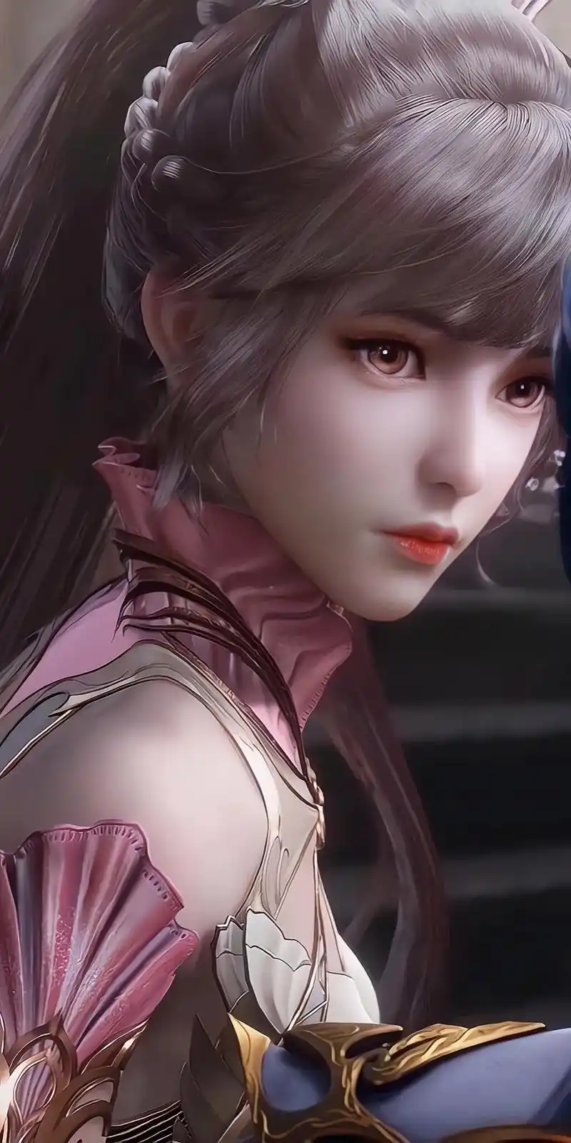 斗罗大陆最美小舞全面屏手机壁纸