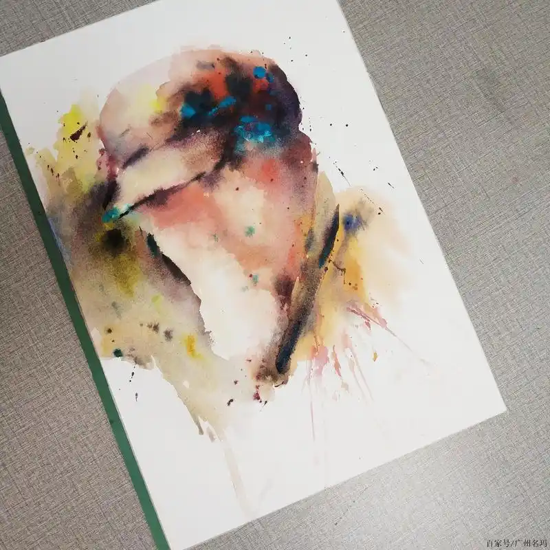 人物头像的形成(水粉画)