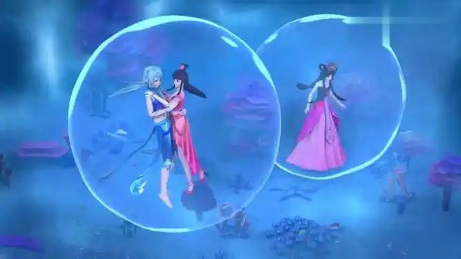 精灵梦叶罗丽强大的雷电水王子和王默差点被劈中