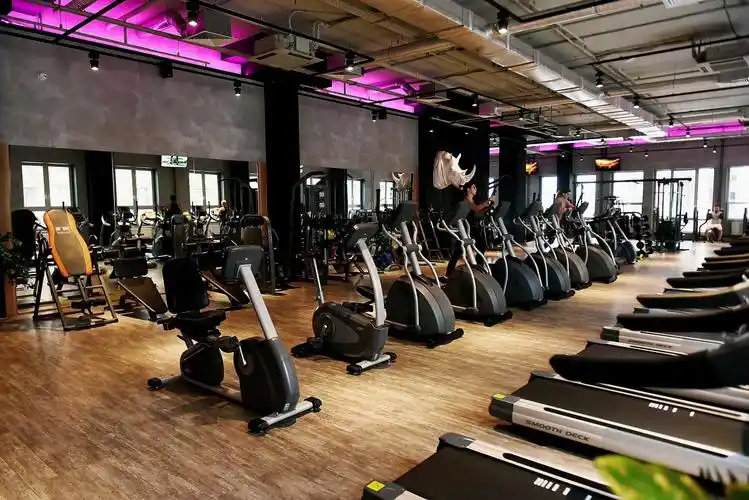 宽敞大气的健身房图片