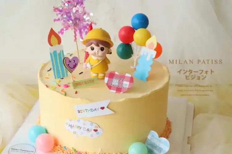小女孩生日蛋糕女宝宝周岁百天蛋糕ins风