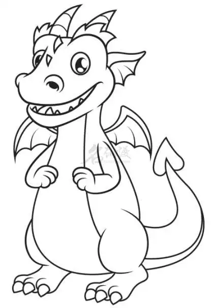 如何画龙龙的绘画过程