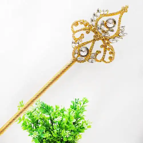 迪士尼魔法棒爱莎权杖仙女棒皇冠儿童魔法杖公主女王艾莎女童玩具手杖