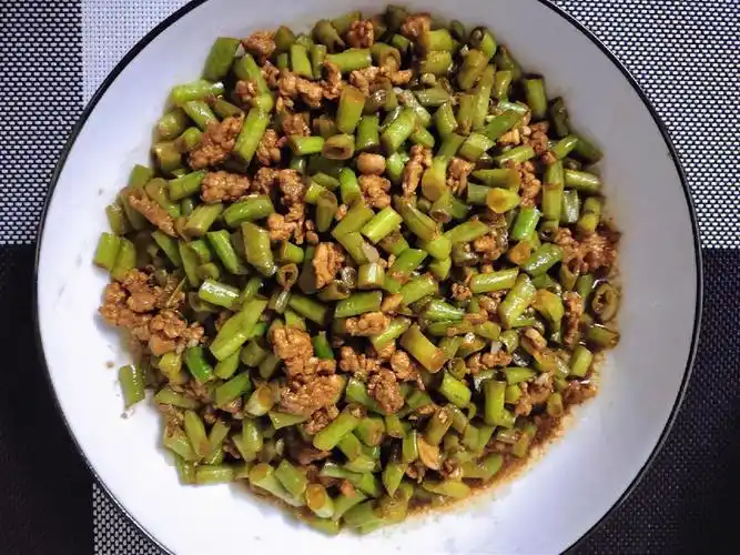 肉沫炒豆角/豇豆>第65道家常菜