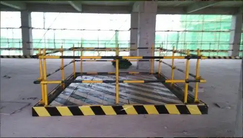 电梯井洞口防护.工地全部都是硬防护