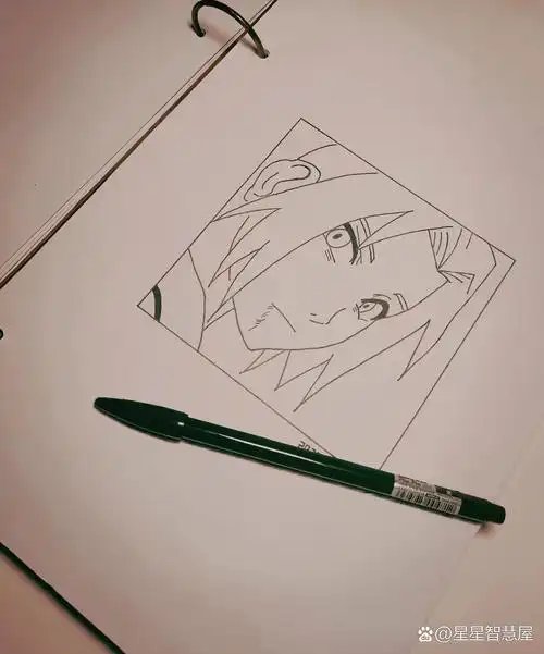 简笔画火影忍者小樱