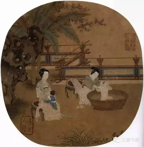 8厘米 南京博物院藏 仇英 春庭行乐图 南京博物院藏
