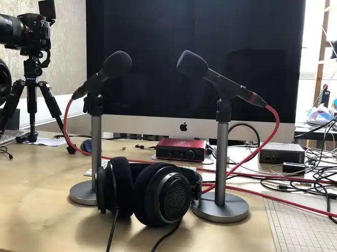 趣声科技headrecasmr直播专用立体声双麦克风