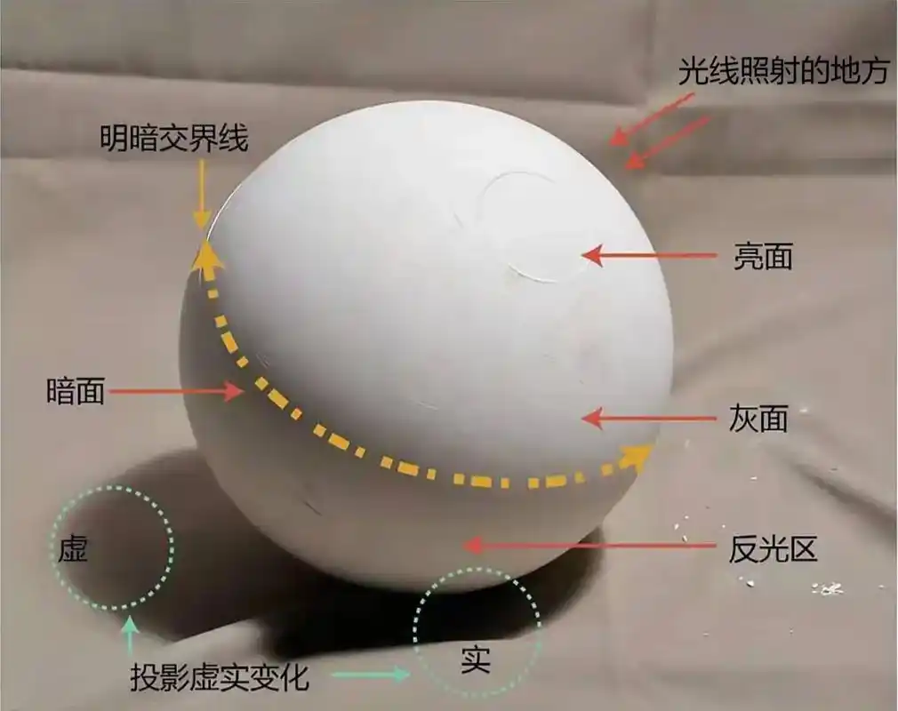 素描球体 圆球体的结构关系,要比方体复杂得多了,为了便于了解 - 抖音