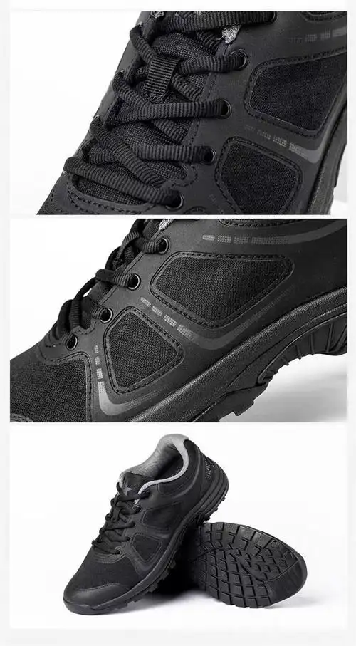 蔻尼森新式19作训鞋体能训练鞋男黑色迷彩鞋作战靴户外登山运动跑步鞋