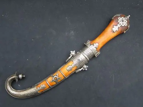 摩洛哥 - rijkelijk arabisch mes, koummya - jambiya - 刀