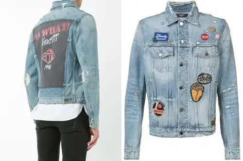 每日穿搭背影更迷人的刺绣牛仔夹克