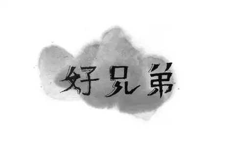 形容兄弟情深开心的句子