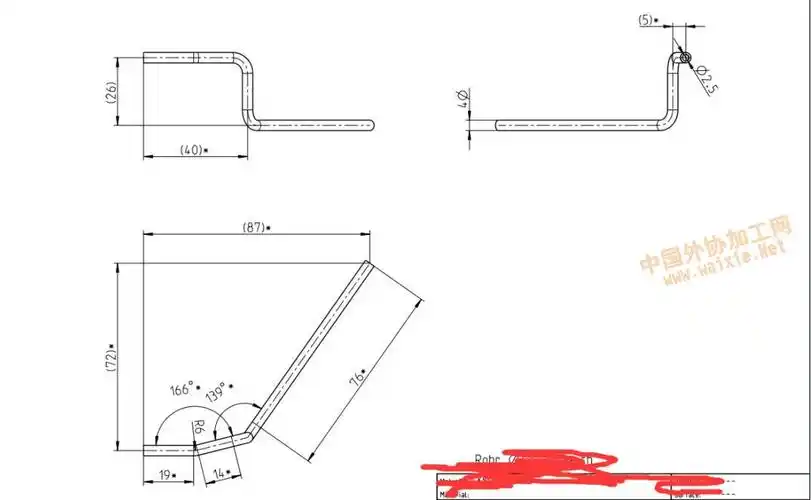 304不锈钢毛细管折弯加工