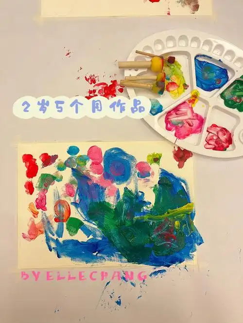 2岁5个月的小朋友的画