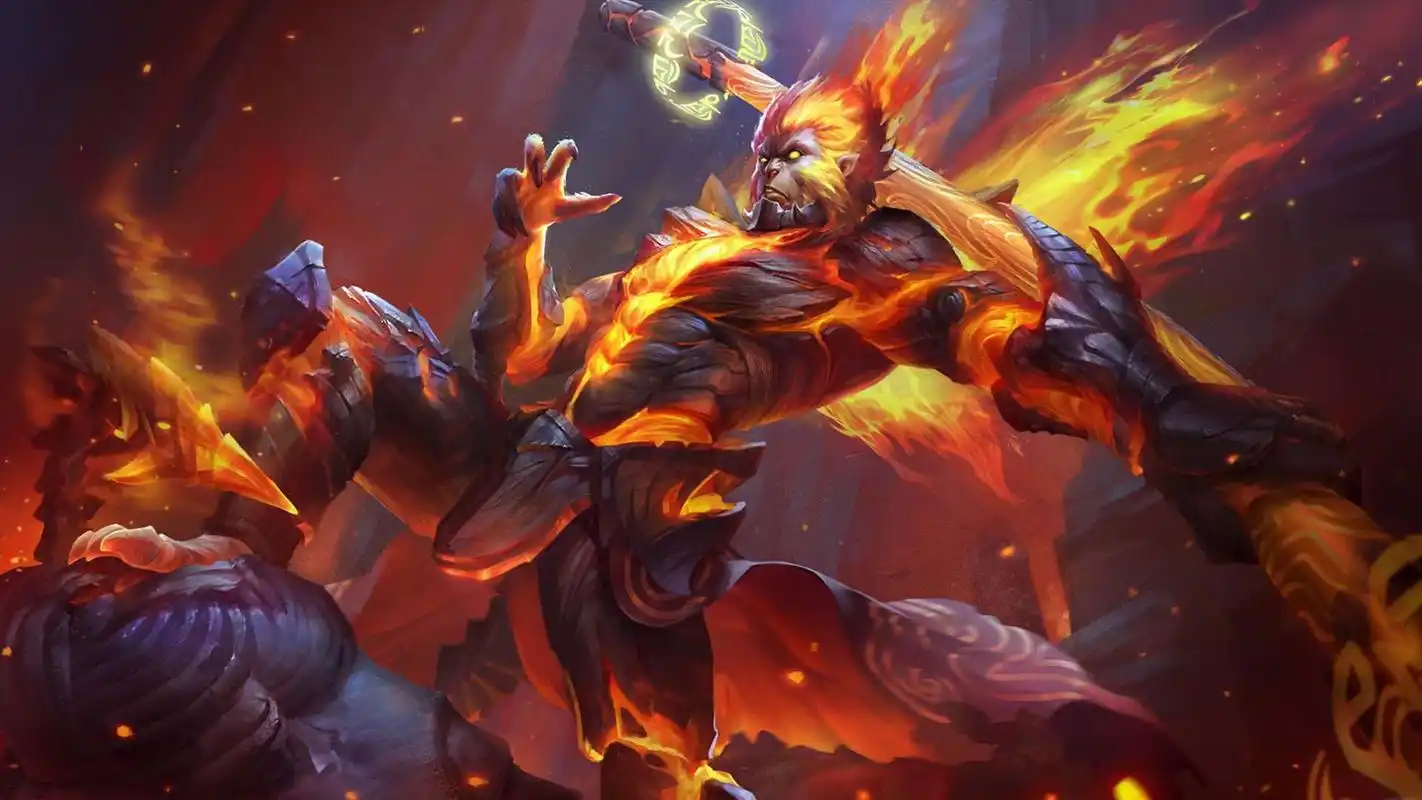 lol英雄联盟齐天大圣皮肤高清桌面壁纸图片