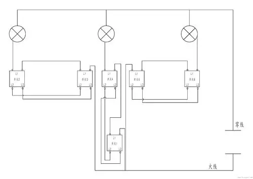 家用电走线电路图,家庭用电布线电路图_大山谷图库
