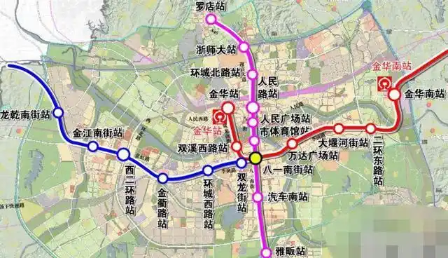 金华轨道交通2号线金武永东最快将于年底获批贯通江北江南