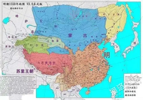 明朝疆域和势力范围的演变从永乐皇帝之后就一直处于萎缩状态