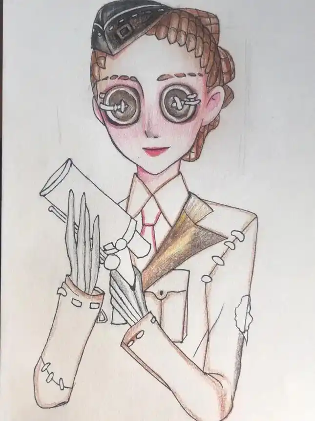 手绘 #画渣日常 #第五人格空军 嘿嘿嘿 - 抖音