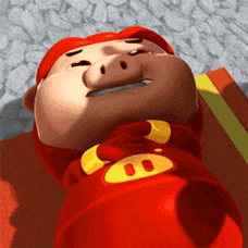 呆萌可爱的猪猪侠谁能不爱!_搜索_微信_页面