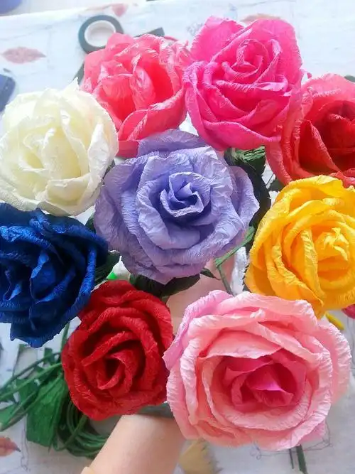 活动照片-跟nana学做纸艺玫瑰花吧!面对面指导,包学会.