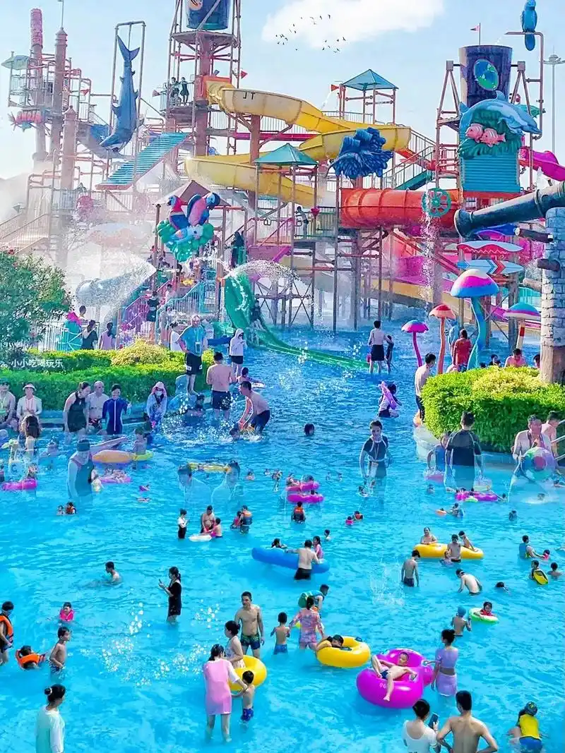 就在华安水之梦水上乐园!#人气高的水上乐园