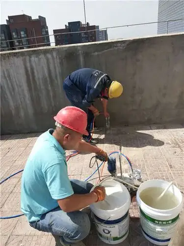 屋面露台注浆防水施工