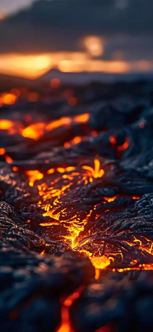 火山熔岩 岩浆质地壁纸#高清壁纸