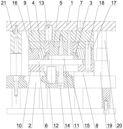 一种板料拉伸冲孔模具
