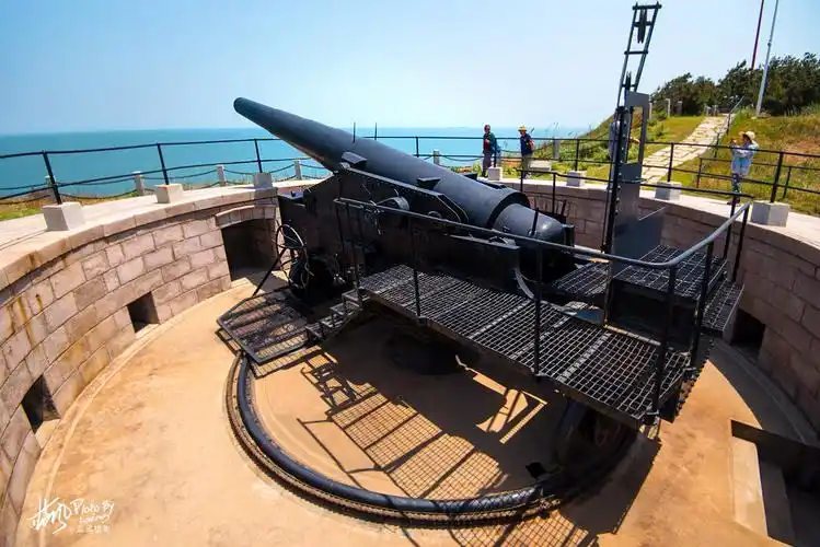 东泓炮台,240毫米口径的德国巨炮,甲午海战时曾让日舰吃尽苦头