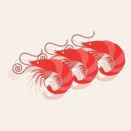 虾简笔画图片大全,虾简笔画设计素材,虾简笔画水墨虾的画法手绘跳舞小