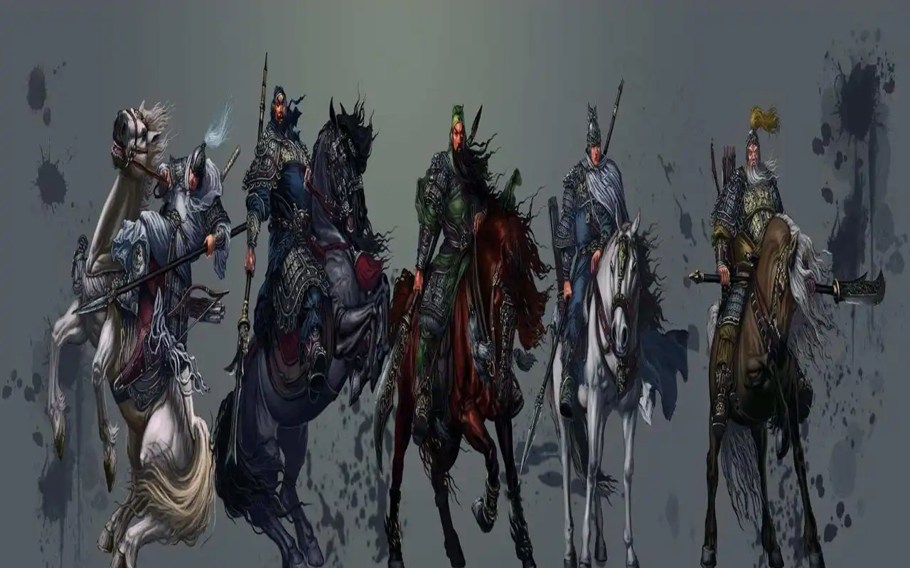 三国的五虎上将人人皆知,但是他们手下五大副将都有谁了解