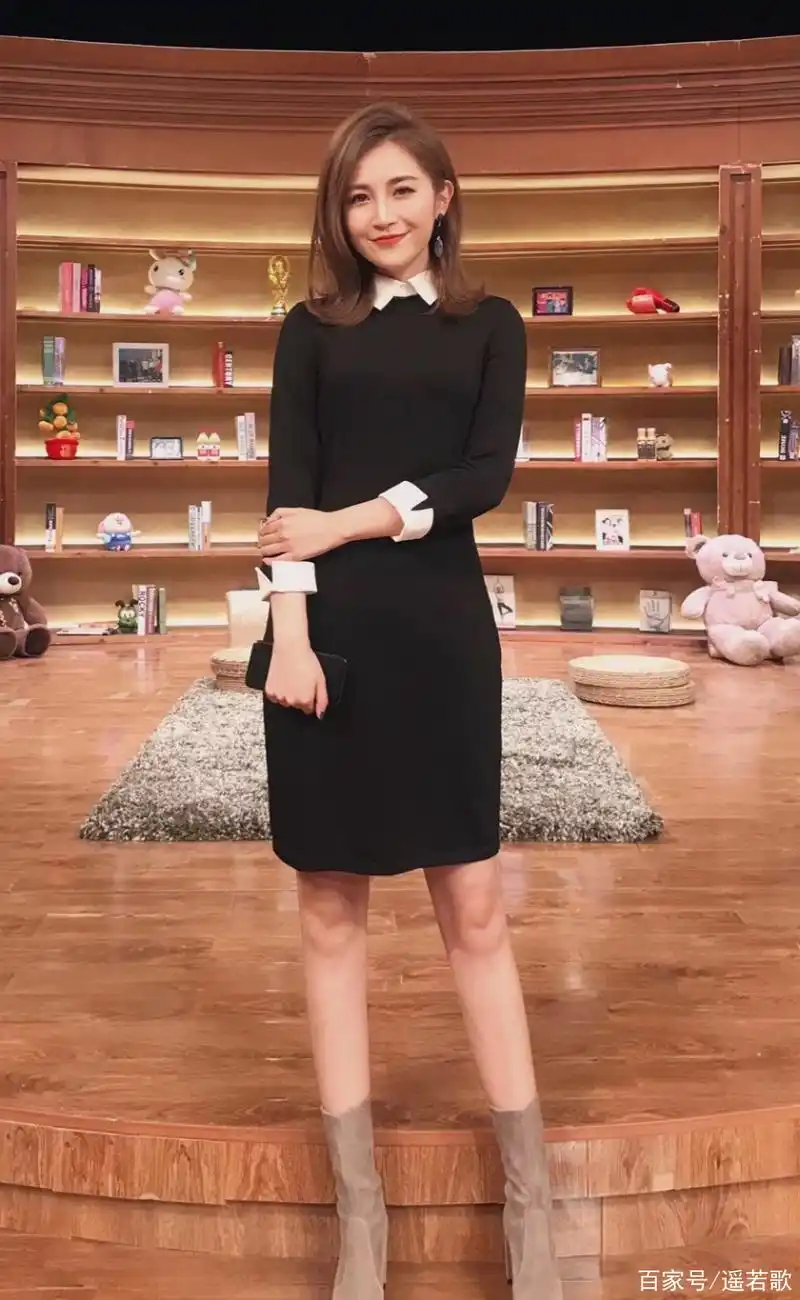 主持人汪聪拥有高颜值,大长腿,气质明艳优雅