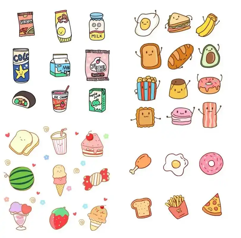 创作灵感 美食简笔画大全来啦#图文伙伴 - 抖音