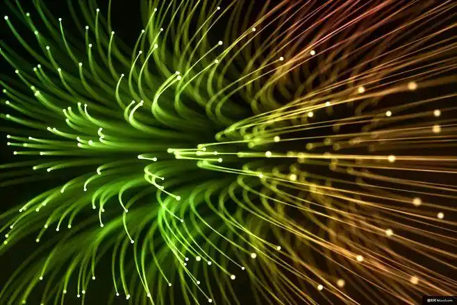 光纤酷炫效果背景粒子光斑背景图片图片壁纸