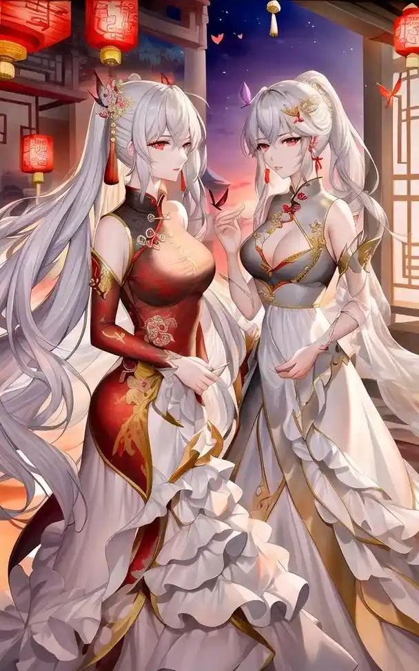 07唯有人间烟火最抚慰人心,二次元旗袍美人!#二次元女神 # - 抖音