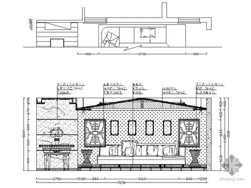 [分享]室内沙发cad立面图资料下载
