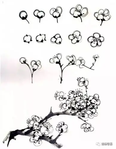 图文教程大画梅花十招