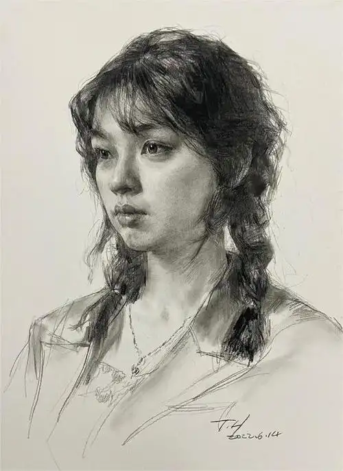 九方艺考人脸素描要点