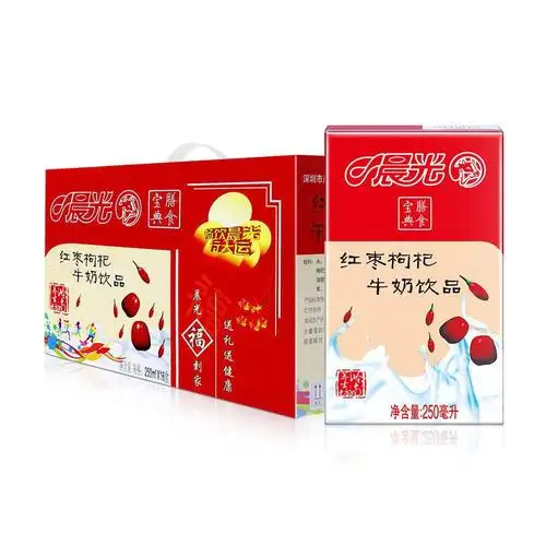 晨光红枣枸杞牛奶学生儿童孕妇营养早餐250ml16含乳饮料