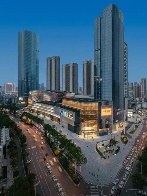 建筑空间摄影武汉华润万象城t2写字楼