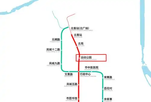点评西安地铁2号线运动公园站的名不符实:运动公园在南面一站