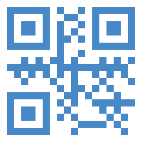 二维码 蓝色图标 (png,矢量)