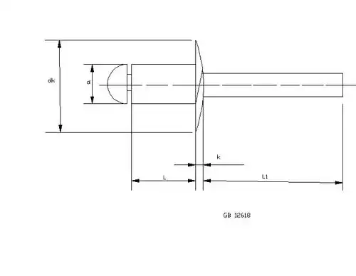 0*7-4.0*16全系列开口型封闭式抽芯铆钉