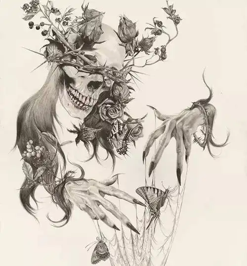 给人留下心理阴影的死亡插画!