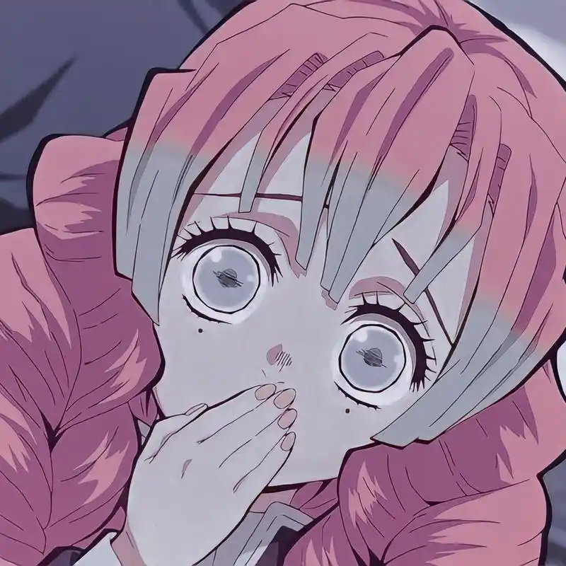 「第84期」动漫女头:鬼灭之刃 甘露寺蜜璃无水印女生头像